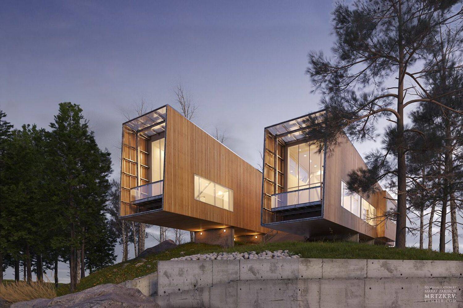 Nature-Inspired Architecture Blending